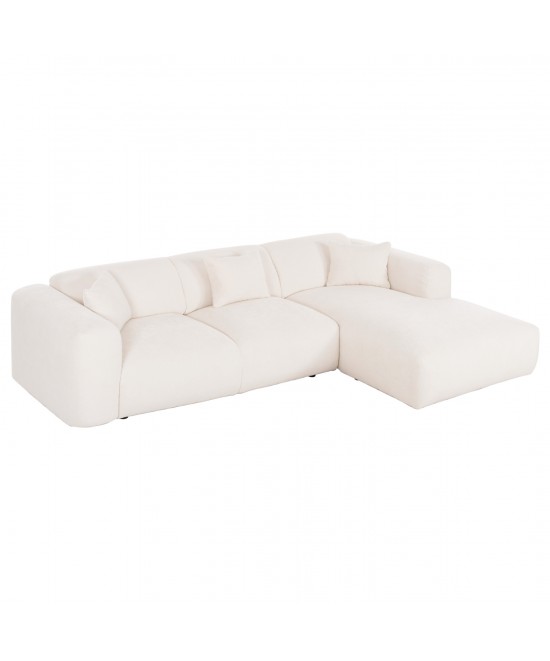 ΚΑΝΑΠΕΣ ΓΩΝΙΑ BRICKEN HM3275.02R ΛΕΥΚΟ ΥΦΑΣΜΑ 110-282x98-160x72Υεκ. ΚΑΝΑΠΕΣ ΓΩΝΙΑ BRICKEN HM3275.02R ΛΕΥΚΟ ΥΦΑΣΜΑ 110-282x98-160x72Υεκ.