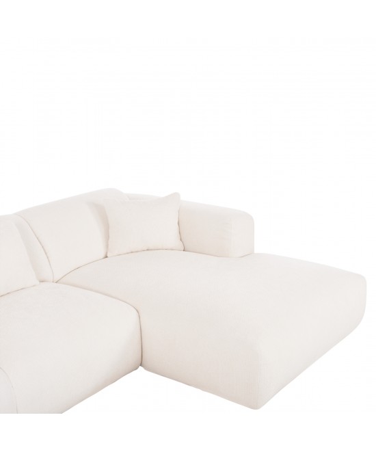 ΚΑΝΑΠΕΣ ΓΩΝΙΑ BRICKEN HM3275.02R ΛΕΥΚΟ ΥΦΑΣΜΑ 110-282x98-160x72Υεκ. ΚΑΝΑΠΕΣ ΓΩΝΙΑ BRICKEN HM3275.02R ΛΕΥΚΟ ΥΦΑΣΜΑ 110-282x98-160x72Υεκ.