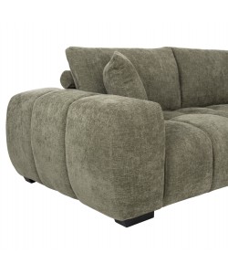 ΚΑΝΑΠΕΣ ΓΩΝΙΑ (ΔΕΞΙΑ) COVEN HM3266.04R ΠΡΑΣΙΝΟ ΥΦΑΣΜΑ 298x102-208x85Υεκ.