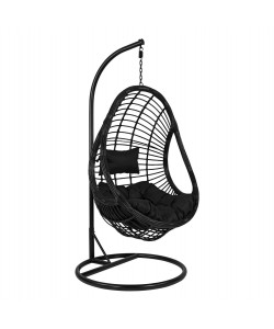 ΚΡΕΜΑΣΤΗ ΠΟΛΥΘΡΟΝΑ ΦΩΛΙΑ CALLIE HM5541.02 ΜΕ ΜΑΥΡΟ WICKER & ΜΑΞΙΛΑΡΙΑ Φ105Χ195Υ εκ.
