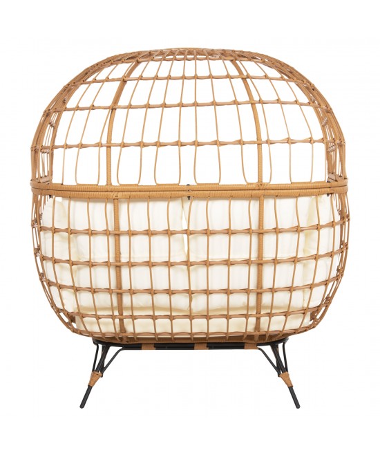 ΠΟΛΥΘΡΟΝΑ ΦΩΛΙΑ MIAMI 2 ΑΤΟΜΩΝ ΤΥΠΟΥ RATTAN HM5870.11 132.5x90x154Υεκ