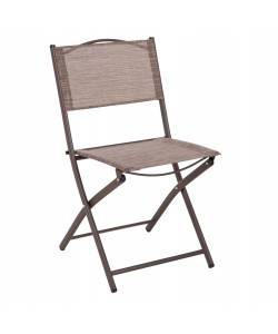 ΠΤΥΣΣΟΜΕΝΗ ΚΑΡΕΚΛΑ MAG HM5971.02 ΚΑΦΕ ΜΕΤΑΛΛΟ-ΚΑΦΕ TEXTILENE 45x51x81Υεκ.