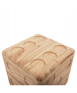 ΣΚΑΜΠΟ ΖΑΡΙ HM7898.02 ΞΥΛΟ ΤΕΑΚ ΣΕ ΦΥΣΙΚΟ ΧΡΩΜΑ 40x40x40 εκ.