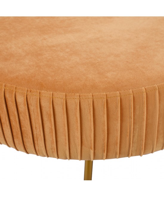 ΣΚΑΜΠΟ ΠΑΓΚΑΚΙ ALINAFE HM8635.09 ΑΠΟ ΧΡΥΣΟ ΒΕΛΟΥΔΟ ΜΕ ΧΡΥΣΗ ΒΑΣΗ 118Χ64Χ40,5Y εκ.