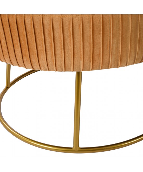 ΣΚΑΜΠΟ ΠΑΓΚΑΚΙ ALINAFE HM8635.09 ΑΠΟ ΧΡΥΣΟ ΒΕΛΟΥΔΟ ΜΕ ΧΡΥΣΗ ΒΑΣΗ 118Χ64Χ40,5Y εκ.