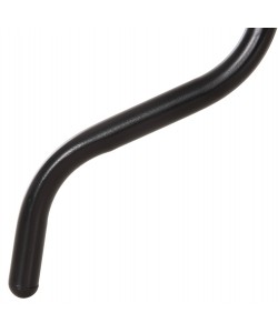 ΤΡΑΠΕΖΙ ΒΟΗΘΗΤΙΚΟ FIGO HM6067.03 ΜΕΤΑΛΛΙΚΟ ΜΑΥΡΟ-ΓΥΑΛΙΝΗ ΕΠΙΦΑΝΕΙΑ 45x45x51Yεκ