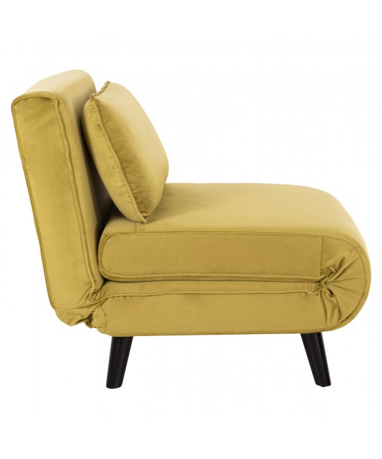 ΠΟΛΥΘΡΟΝΑ ΚΡΕΒΑΤΙ BRAXTON HM8425.23 ΒΕΛΟΥΔΟ ΛΑΔΙ 78x88x78Υεκ.