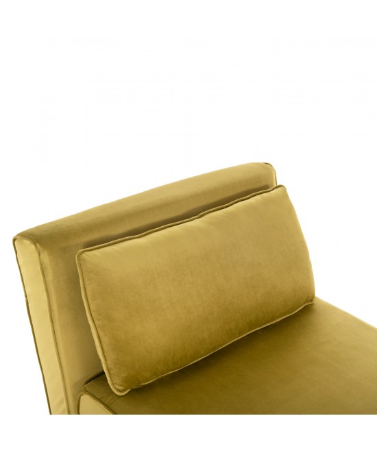 ΠΟΛΥΘΡΟΝΑ ΚΡΕΒΑΤΙ BRAXTON HM8425.23 ΒΕΛΟΥΔΟ ΛΑΔΙ 78x88x78Υεκ.