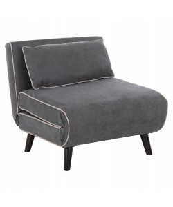 ΠΟΛΥΘΡΟΝΑ ΚΡΕΒΑΤΙ BRAXTON HM8425.10 ΣΚΟΥΡΟ ΓΚΡΙ ΥΦΑΣΜΑ 78x88x78Υεκ.