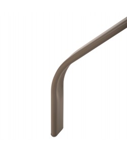 ΤΡΑΠΕΖΙ ΜΠΑΡ ΤΕΤΡΑΓΩΝΟ FIGGY HM6066.04 ΜΕΤΑΛΛΙΚΟ ΣΑΜΠΑΝΙ-ΓΥΑΛΙ ΑΣΦΑΛΕΙΑΣ 60x60x100Υεκ