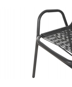 ΠΟΛΥΘΡΟΝΑ ΕΞ.ΧΩΡΟΥ AVRIL HM5968.01 ΜΕΤΑΛΛΟ ΚΑΙ ΣΥΝΘ.RATTAN ΣΕ ΓΚΡΙ 54,5x56x78Υεκ.