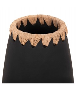 ΣΕΤ 3ΤΜΧ ΔΙΑΚΟΣΜΗΤΙΚΑ ΒΑΖΑ HM4372 ΤΕΡΑΚΟΤΑ ΣΕ ΜΑΥΡΟ ΜΕ ΠΛΕΞΗ ΨΑΘΑΣ ΣΤΟ ΣΤΟΜΙΟ