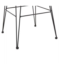 ΠΟΛΥΘΡΟΝΑ ΕΞ.ΧΩΡΟΥ ALLEGRA HM5456.11 ΜΕΤΑΛΛΟ&ΜΑΞΙΛΑΡΙ ΜΑΥΡΟ-WICKER ΜΠΕΖ 58x61x81Y