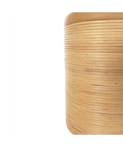 ΣΚΑΜΠΟ MITCH HM9886 ΦΥΣΙΚΟ RATTAN-ΚΑΘΙΣΜΑ ΑΠΟ PU ΜΠΕΖ Φ37x47Υεκ.