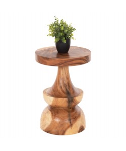 ΤΡΑΠΕΖΙ ΒΟΗΘΗΤΙΚΟ BERMAN HM9902 ΜΑΣΙΦ ΞΥΛΟ SUAR ΣΕ ΦΥΣΙΚΟ Φ35x51Υεκ.