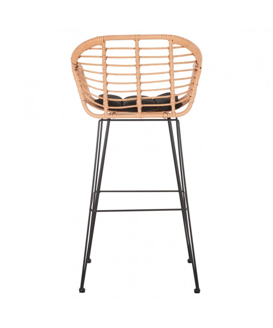 ΣΚΑΜΠΟ ΜΠΑΡ ΨΗΛΟ ALLEGRA HM5640.11 ΜΠΕΖ P.E. RATTAN-ΜΑΥΡΟ ΜΕΤΑΛΛΟ 54x55x108Υεκ. ΣΚΑΜΠΟ ΜΠΑΡ ΨΗΛΟ ALLEGRA HM5640.11 ΜΠΕΖ P.E. RATTAN-ΜΑΥΡΟ ΜΕΤΑΛΛΟ 54x55x108Υεκ.