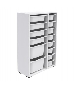 ΣΥΡΤΑΡΙΕΡΑ SANI HM18211.01 ΜΕΛΑΜΙΝΗ ΣΕ ΛΕΥΚΟ-14 ΛΕΥΚΑ ΣΥΡΤΑΡΙΑ P.E. 69,5x30x109Υεκ