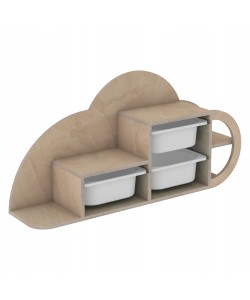 ΣΥΡΤΑΡΙΕΡΑ ΤΟΙΧΟΥ SANI HM18227.03 ΞΥΛΟ ΣΗΜΥΔΑΣ-ΛΕΥΚΑ P.E. ΣΥΡΤΑΡΙΑ 98x22,5x48,5Υεκ.