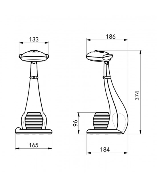 ΠΑΙΔΙΚΟ ΦΩΤΙΣΤΙΚΟ ΓΡΑΦΕΙΟΥ LED BADOO ΓΑΤΑ HM4457.04 ΚΙΤΡΙΝΟ ABS-ΜΕ ΜΟΛΥΒΟΘΗΚΗ