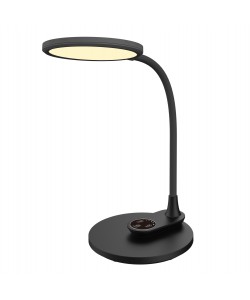 ΦΩΤΙΣΤΙΚΟ ΓΡΑΦΕΙΟΥ LED BLAIN HM4459.02 ΜΑΥΡΟ ABS & ΣΙΛΙΚΟΝΗ 17x26,6x34,5Υ εκ.