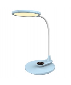 ΦΩΤΙΣΤΙΚΟ ΓΡΑΦΕΙΟΥ LED BLAIN HM4459.03 ΓΑΛΑΖΙΟ ABS-ΛΕΥΚΗ ΣΙΛΙΚΟΝΗ 17x26,6x34,5Υ εκ.