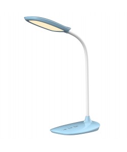 ΦΩΤΙΣΤΙΚΟ ΓΡΑΦΕΙΟΥ LED BLAIN HM4444.03 ΓΑΛΑΖΙΟ-ΛΕΥΚΟ ABS 13,6x17,7x40Υ εκ.