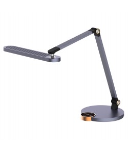 ΦΩΤΙΣΤΙΚΟ ΓΡΑΦΕΙΟΥ LED BLAIN PRO HM4454.07 ΓΚΡΙ ΒΑΣΗ ABS & ΑΛΟΥΜΙΝΙΟ 51,8x40Υεκ.