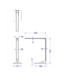 ΦΩΤΙΣΤΙΚΟ ΓΡΑΦΕΙΟΥ LED BLAIN PRO HM4458.08 ΑΣΗΜΙ ΒΑΣΗ ABS-ΑΣΗΜΙ ΜΠΡΑΤΣΑ ΑΛΟΥΜΙΝΙΟΥ 35,6x43,1Υεκ ΦΩΤΙΣΤΙΚΟ ΓΡΑΦΕΙΟΥ LED BLAIN PRO HM4458.08 ΑΣΗΜΙ ΒΑΣΗ ABS-ΑΣΗΜΙ ΜΠΡΑΤΣΑ ΑΛΟΥΜΙΝΙΟΥ 35,6x43,1Υεκ