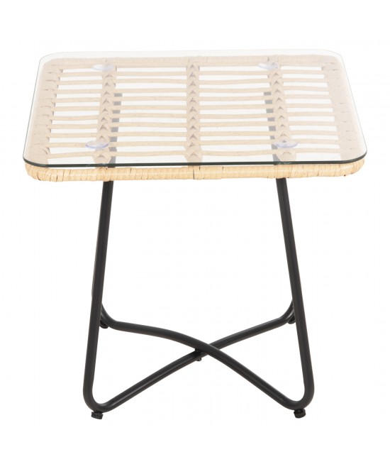 ΤΡΑΠΕΖΑΚΙ GERRY HM5717.11 ΜΕ WICKER ΜΠΕΖ-ΜΑΥΡΟ ΜΕΤΑΛ.ΣΚΕΛΕΤΟ 50x50x47,5Υεκ. ΤΡΑΠΕΖΑΚΙ GERRY HM5717.11 ΜΕ WICKER ΜΠΕΖ-ΜΑΥΡΟ ΜΕΤΑΛ.ΣΚΕΛΕΤΟ 50x50x47,5Υεκ.