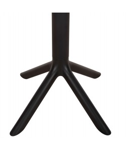 ΤΡΑΠΕΖΙ ΠΟΛΥΠΡΟΠΥΛΕΝΙΟΥ ΤΕΤΡΑΓΩΝΟ TERRIN HM6125.12 ΜΑΥΡΟ 60,5x60,5x76,5Υεκ.