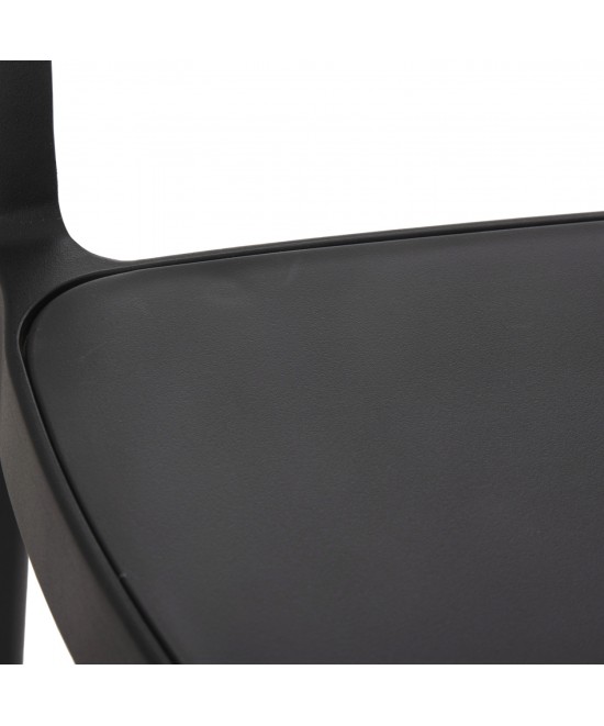 ΠΟΛΥΘΡΟΝΑ ΠΟΛΥΠΡΟΠΥΛΕΝΙΟΥ EVA HM6155.02 ΜΑΥΡΗ ΜΕ ΜΠΕΖ ΣΧΟΙΝΙ 56,5x53x80Υεκ.