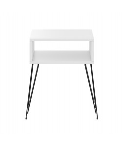 ΚΟΜΟΔΙΝΟ TODD HM18184.01 ΜΕΛΑΜΙΝΗ ΣΕ ΛΕΥΚΟ-ΜΕΤΑΛ.ΜΑΥΡΑ ΠΟΔΙΑ 45x30x58Υεκ. ΚΟΜΟΔΙΝΟ TODD HM18184.01 ΜΕΛΑΜΙΝΗ ΣΕ ΛΕΥΚΟ-ΜΕΤΑΛ.ΜΑΥΡΑ ΠΟΔΙΑ 45x30x58Υεκ.