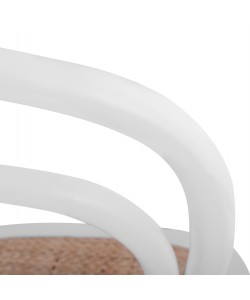 ΞΥΛΙΝΗ ΚΑΡΕΚΛΑ ΒΙΕΝΝΗΣ ALIYAH ΣΤΟΙΒΑΖΟΜΕΝΗ ΑΠΟ ΞΥΛΟ ΟΞΙΑΣ ΣΕ ΛΕΥΚΟ ΜΑΤ HM8644.03 45x54x89