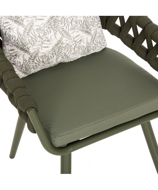 ΠΟΛΥΘΡΟΝΑ ΑΛΟΥΜΙΝΙΟΥ CAMDEN HM6141.09 ΜΑΞΙΛΑΡΙ ΜΕ PRINT-DARK OLIVE 56x60x72-87Υεκ