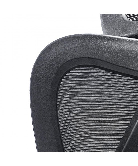 ΚΑΡΕΚΛΑ ΓΡΑΦΕΙΟΥ MEXER HM1195.01 ΜΑΥΡΟ MESH-ΜΕΤΑΛ.ΒΑΣΗ-NYLON ΣΚΕΛΕΤΟΣ 68x70x136Υεκ.