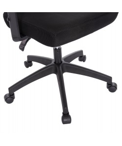 ΚΑΡΕΚΛΑ ΓΡΑΦΕΙΟΥ MEXER HM1195.01 ΜΑΥΡΟ MESH-PP ΒΑΣΗ 68x70x136Υεκ.