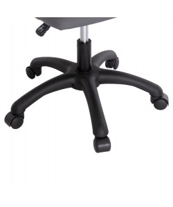 ΚΑΡΕΚΛΑ ΓΡΑΦΕΙΟΥ PORTIMA HM1197.03 ΓΚΡΙ PVC-ΜΑΥΡΟΣ ΣΚΕΛΕΤΟΣ & ΒΑΣΗ 66.5x60x97Υεκ