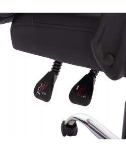 ΚΑΡΕΚΛΑ ΓΡΑΦΕΙΟΥ LAGOM HM1198 ΜΑΥΡO PVC-ΜΕΤΑΛ.ΒΑΣΗ-ΜΑΥΡΟΣ ΣΚΕΛΕΤΟΣ 60x70x104Υεκ