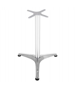 ΒΑΣΗ ΤΡΑΠΕΖΙΟΥ ΑΛΟΥΜΙΝΙΟΥ ΧΡΩΜΙΟΥ HM449.01 ΣΤΑΥΡΟΣ 29x29εκ- 54x54x68Υεκ.