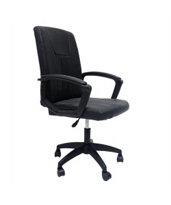 ΚΑΡΕΚΛΑ ΓΡΑΦΕΙΟΥ NIM HM1200.01 ΜΑΥΡΟ PVC-ΜΑΥΡΟΣ ΣΚΕΛΕΤΟΣ & ΒΑΣΗ 58x65x100Υεκ