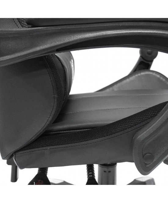 ΠΟΛΥΘΡΟΝΑ GAMING DARREN HM1203.04 ΜΑΥΡΟ-ΛΕΥΚΟ PVC 58.5x100x120Υεκ.