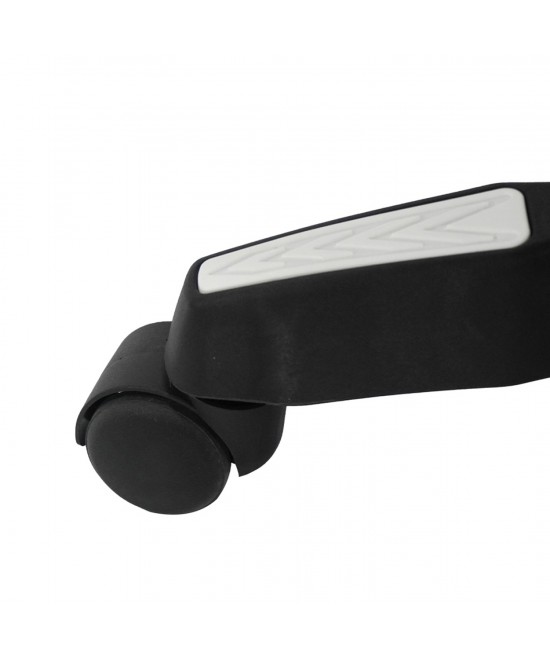 ΠΟΛΥΘΡΟΝΑ GAMING DARREN HM1203.04 ΜΑΥΡΟ-ΛΕΥΚΟ PVC 58.5x100x120Υεκ.