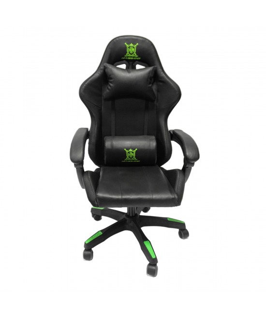 ΠΟΛΥΘΡΟΝΑ GAMING DARREN HM1203.03 ΜΑΥΡΟ-ΠΡΑΣΙΝΟ PVC 58.5x100x120Υεκ.