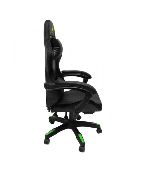 ΠΟΛΥΘΡΟΝΑ GAMING DARREN HM1203.03 ΜΑΥΡΟ-ΠΡΑΣΙΝΟ PVC 58.5x100x120Υεκ.