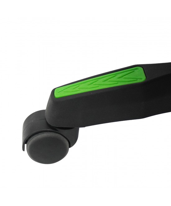 ΠΟΛΥΘΡΟΝΑ GAMING DARREN HM1203.03 ΜΑΥΡΟ-ΠΡΑΣΙΝΟ PVC 58.5x100x120Υεκ.