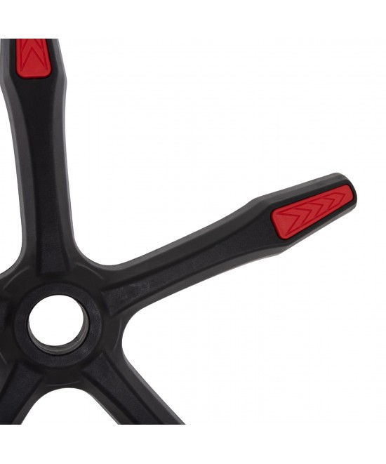 ΑΝΤΑΛΛΑΚΤΙΚΗ ΒΑΣΗ ΑΣΤΕΡΙ ΜΑΥΡΟ/ΚΟΚΚΙΝΟ NYLON ΓΙΑ HM1203.01-- 29εκ ΑΚΤΙΝΑ