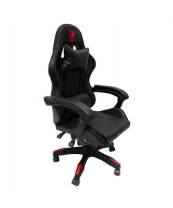 ΠΟΛΥΘΡΟΝΑ GAMING DARREN HM1203.01 ΜΑΥΡΟ-ΚΟΚΚΙΝΟ PVC 58.5x100x120Υεκ.