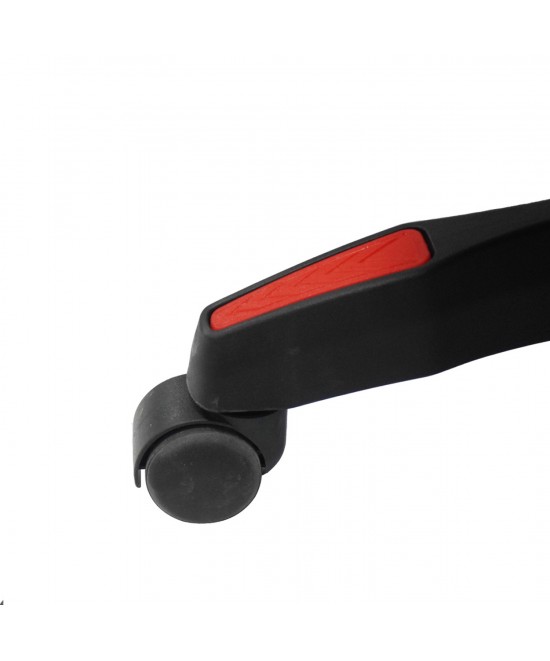 ΠΟΛΥΘΡΟΝΑ GAMING DARREN HM1203.01 ΜΑΥΡΟ-ΚΟΚΚΙΝΟ PVC 58.5x100x120Υεκ.