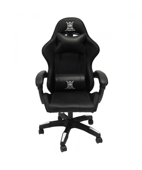 ΠΟΛΥΘΡΟΝΑ GAMING DARREN HM1203.10 ΜΑΥΡΟ-ΓΚΡΙ PVC 60x60x120Υεκ.