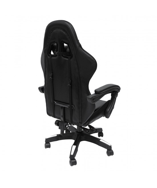 ΠΟΛΥΘΡΟΝΑ GAMING DARREN HM1203.10 ΜΑΥΡΟ-ΓΚΡΙ PVC 60x60x120Υεκ.